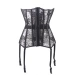 Guêpière Rétro Noire Dentelle Vintage-Dressing Lingerie Vintage