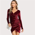 Robe Pin-Up Courte Velours | vintage-dressing