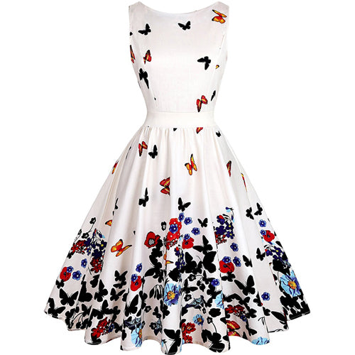 Robe Guinguette Papillons | Vintage