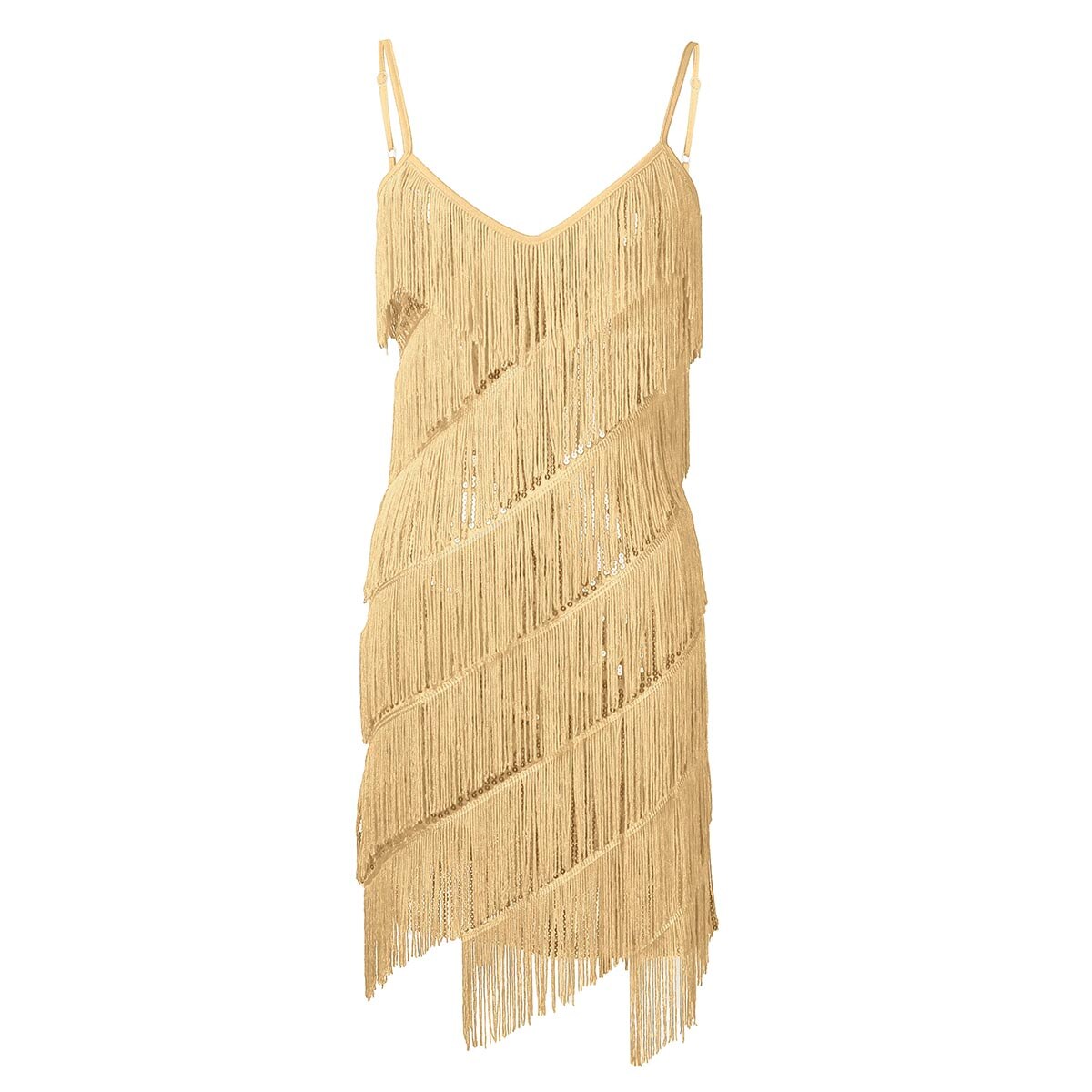 Robe Danse de Salon Charleston Or Vintage-Dressing