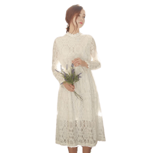 Robe Vintage Blanche Dentelle | Vintage-Dressing