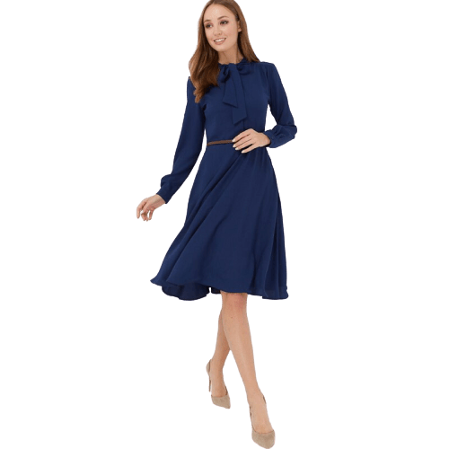 Robe à Col Jabot | Vintage-Dressing 3