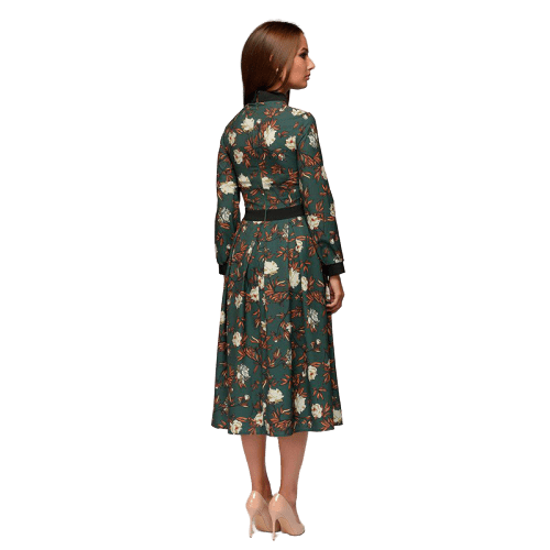 Robe vintage à motif retro – Image 2
