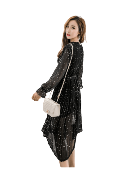 Robe vintage à pois – Image 3