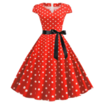 Robe Rockabilly motif pois