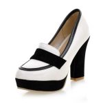 Chaussure Pin-Up Couture Blanc Rétro-Chic Vintage-Dressing