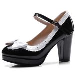 Chaussure Vintage Noeud Noir Vintage-Dressing