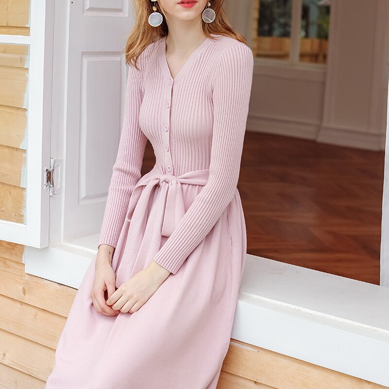 Robe Vintage longue style rétro – Image 7
