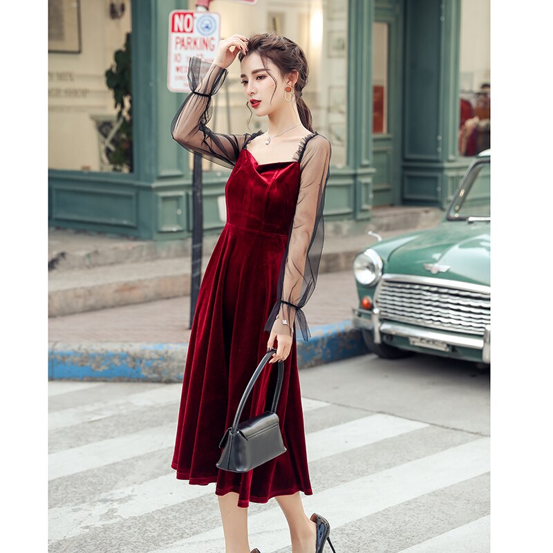 Robe Pin-Up en velours – Image 5