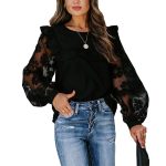 Blouse Dentelle Noire