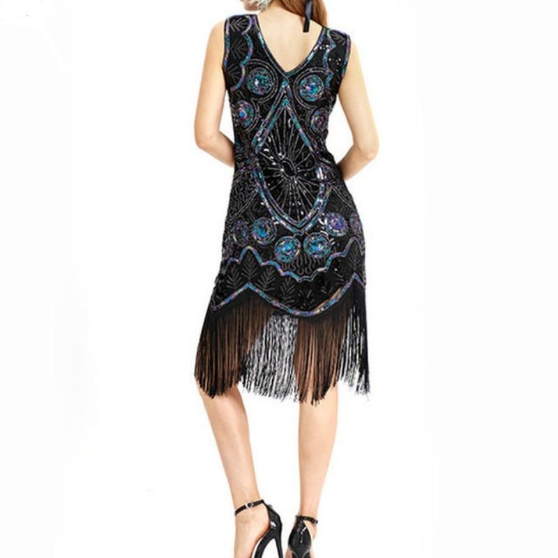 Robe Gatsby noire courte – Image 6