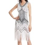 Robe Gatsby Mariage Blanche Années Folles