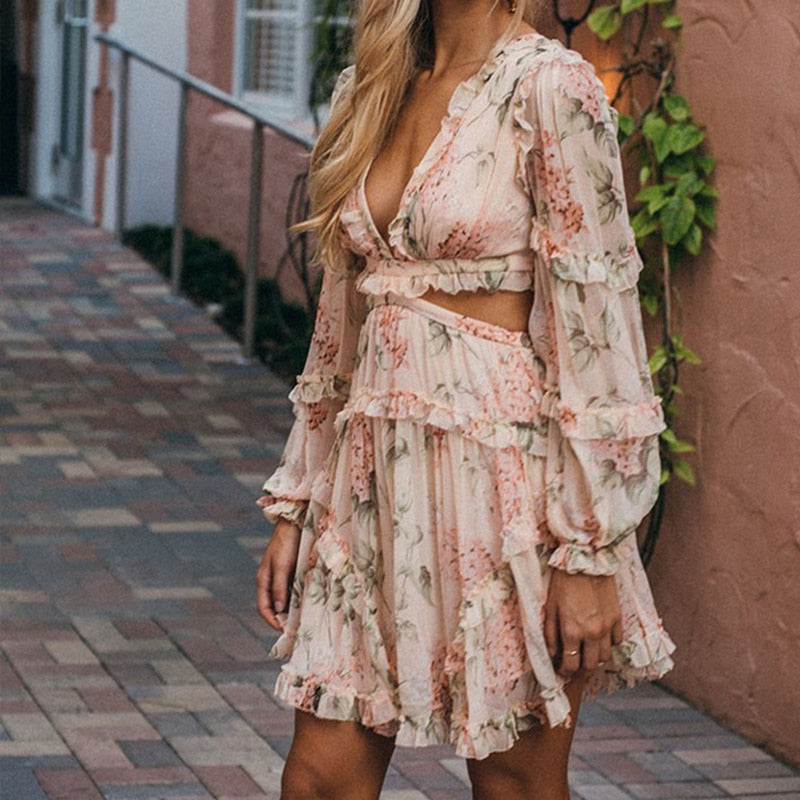Robe Vintage à motifs floraux d'été – Image 3