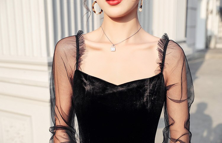 Robe Pin-Up en velours – Image 6