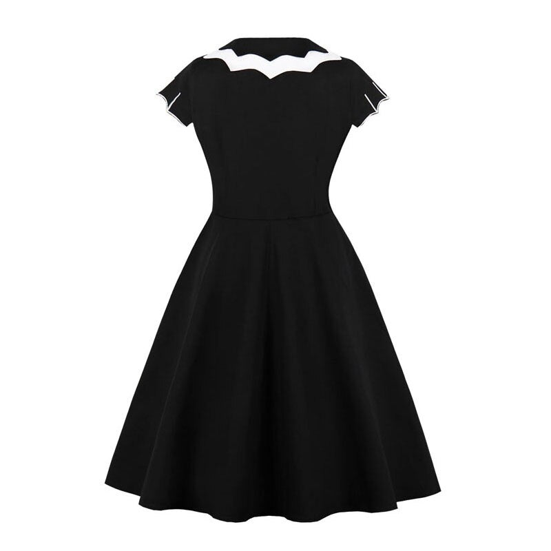 Robe Rockabilly motif chauve-souris pour Halloween – Image 3