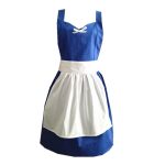 Tablier vintage en bleu