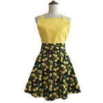 Tablier vintage aux motifs de citron
