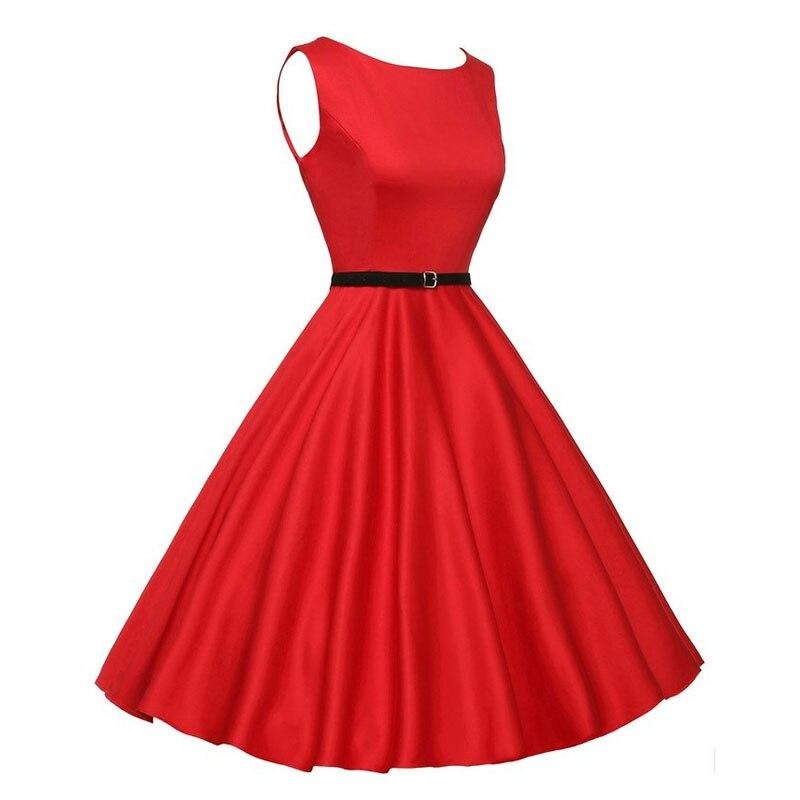 Robe Rockabilly écarlate – Image 3