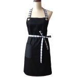 Tablier vintage élégant noir