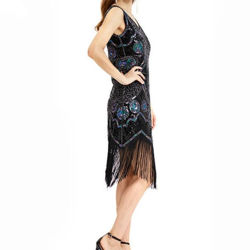 Robe Gatsby noire courte – Image 5