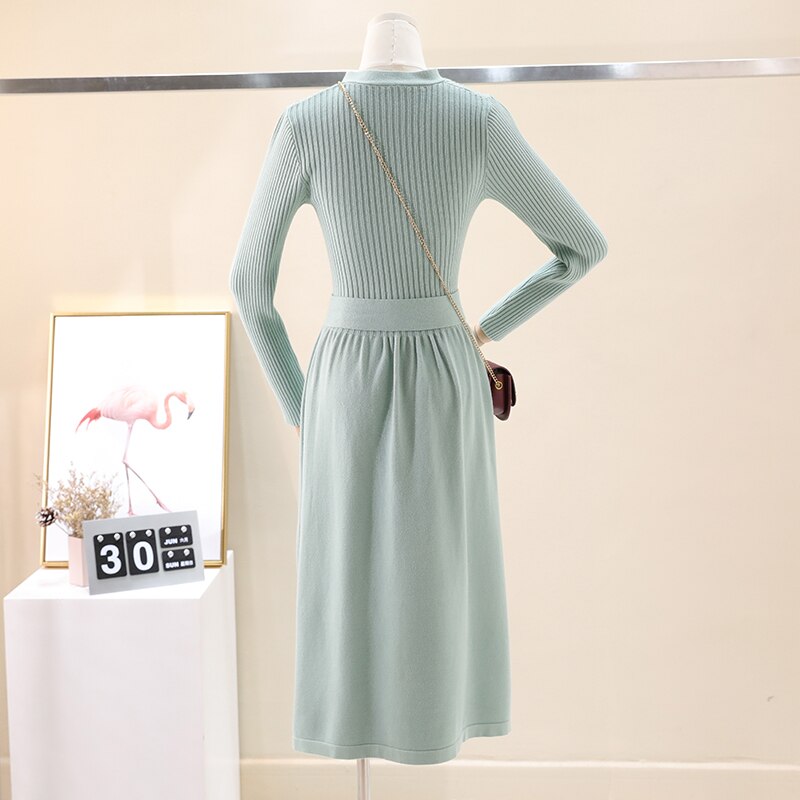 Robe Vintage longue style rétro – Image 8