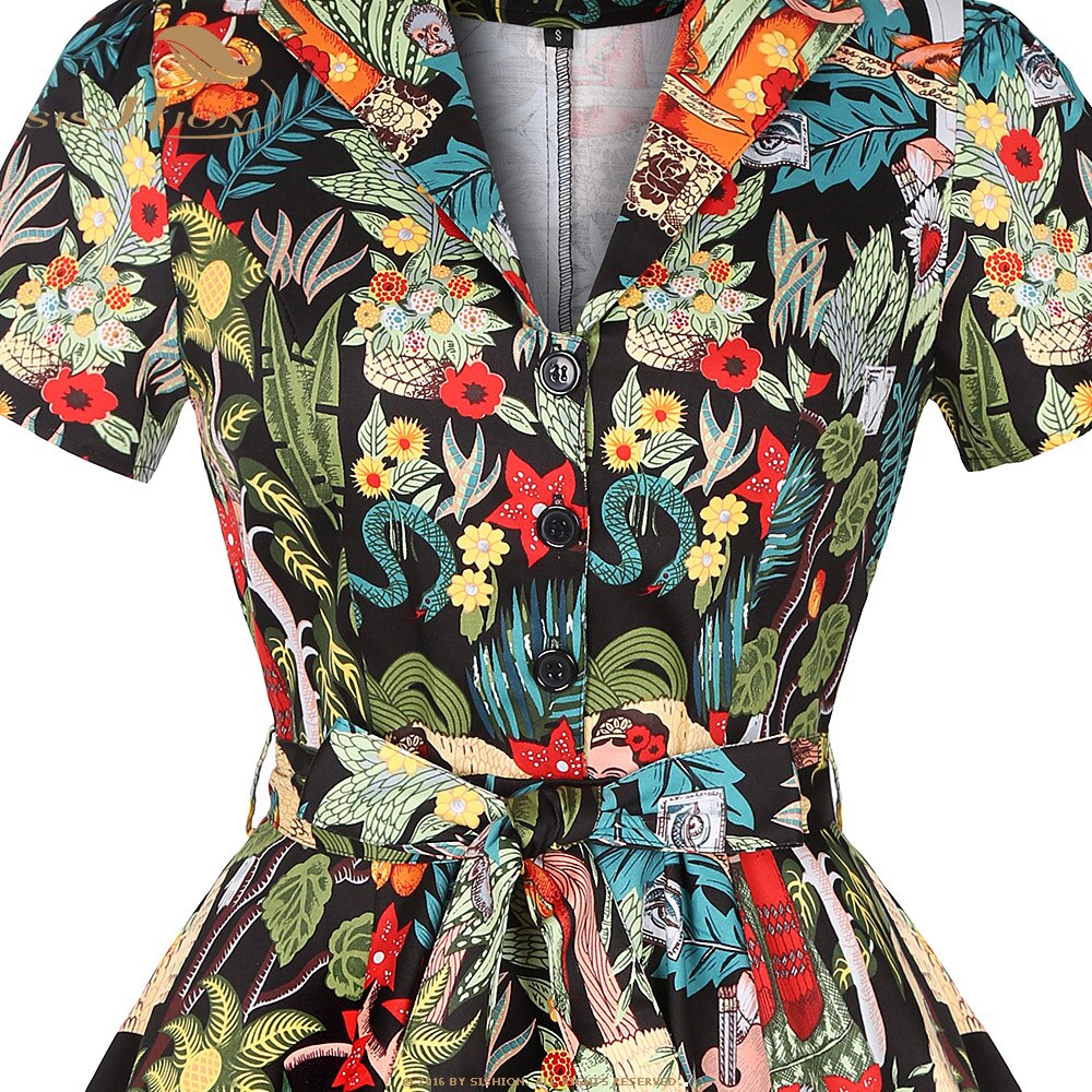 Robe Guinguette Élégance de Frida – Image 5