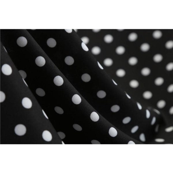 Robe Pin-Up noire et blanche – Image 2