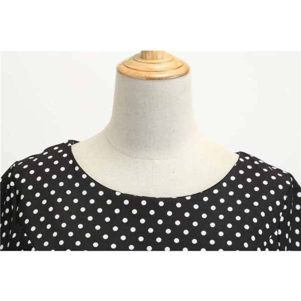 Robe Pin-Up noire et blanche – Image 3