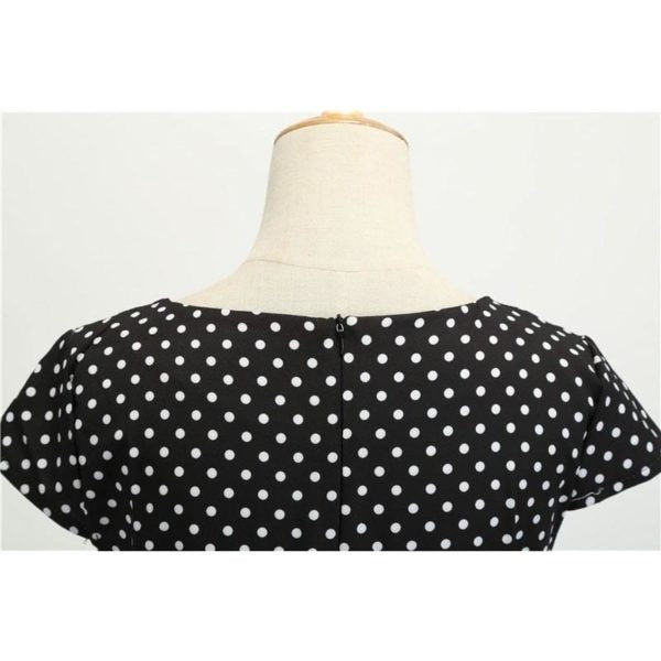 Robe Pin-Up noire et blanche – Image 4