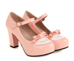 Chaussures Vintage Mary Jane roses