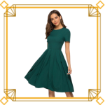 Robe vintage verte