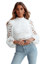 Blouse Blanche Boheme Vintage