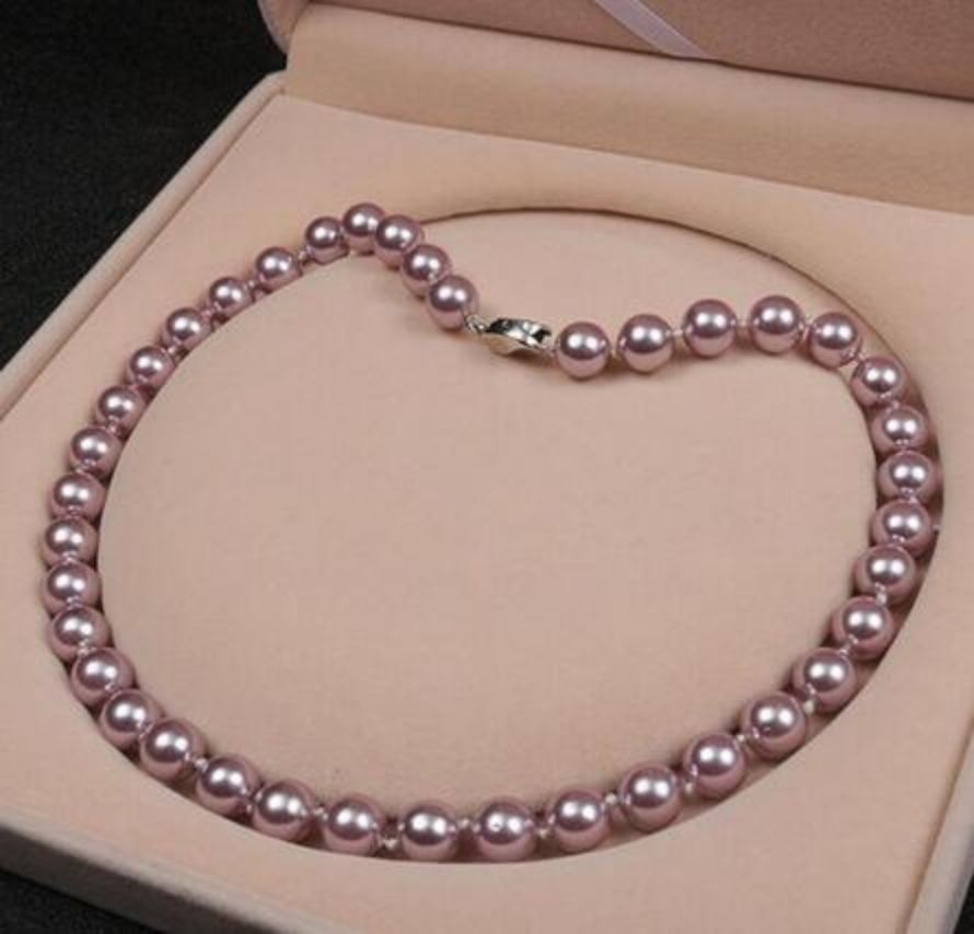 Bijoux vintage - collier avec perle ronde – Image 4