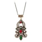 Bijoux vintage collier indien