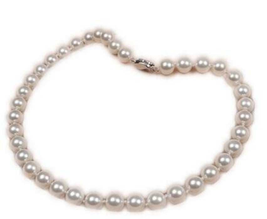 Bijoux vintage - collier avec perle ronde