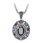Bijoux vintage pendentif médaillon