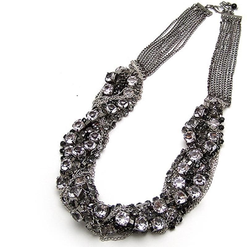 Bijoux Vintage - collier noir ancien
