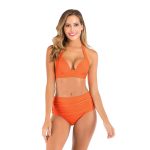 Maillot de Bain Orange Push-Up | Vintage-Dressing