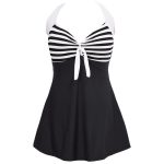 Maillot De Bain Vintage Tankini Noir Et Blanc Vintage-Dressing