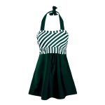 Maillot De Bain Vintage Tankini Vert Rayé Pin-Up
