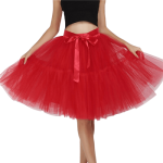 Jupon Tulle Pour Robe Vintage Rouge Vintage-Dressing