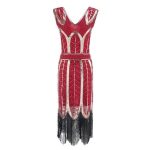 Robe Année 20 Gatsby Rouge Années Folles