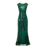 Robe Année 20 Verte Gatsby