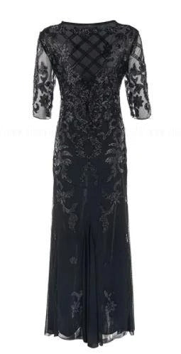Robe Gatsby vintage noire – Image 3