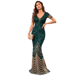 Robe de Soirée Longue Rétro Chic