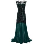 Robe Gatsby Année 20 Verte Rétro Chic
