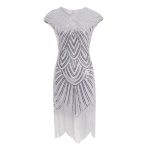 Robe Gatsby Le Magnifique Argent Année 20