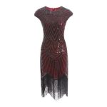 Robe Gatsby Le Magnifique Bordeaux Années 20