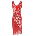 Robe Gatsby Le Magnifique Rouge Intense Année 20
