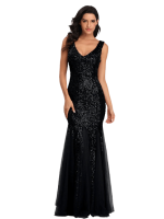 Robe Gatsby Mariage Noir Intense Années 20
